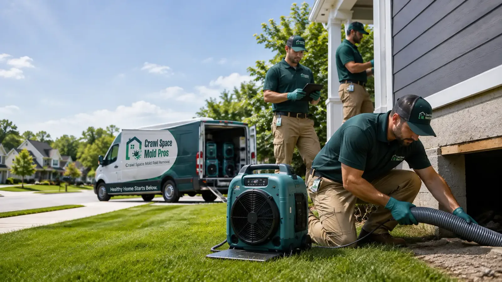 Crawl Space Mold Removal in Dorchester, NE
